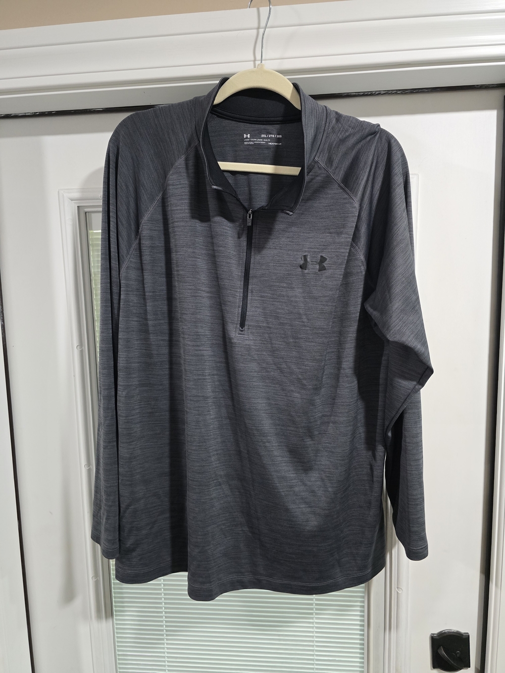 Under Armour Grey HeatGear Lightweight Training Top